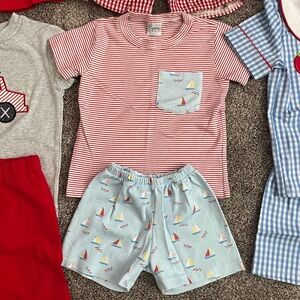 Pima Cotton Sailboat Outfit